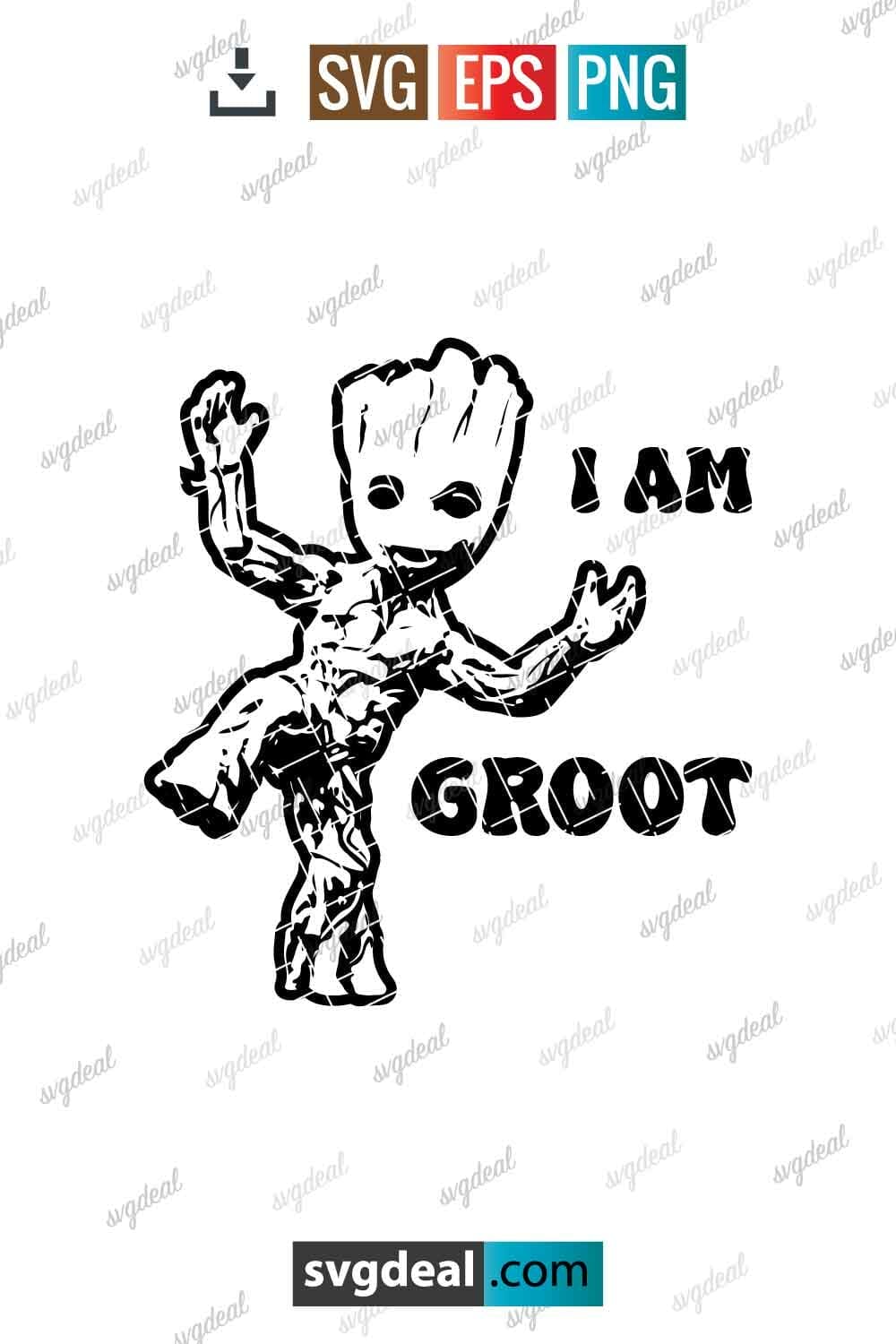 Free I Am Groot Svg - SVGDeal.com