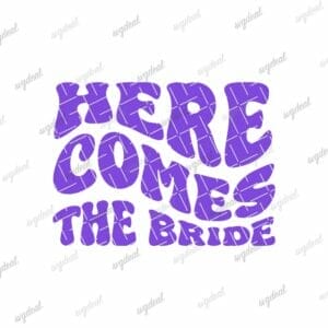 Here Comes The Bride Svg