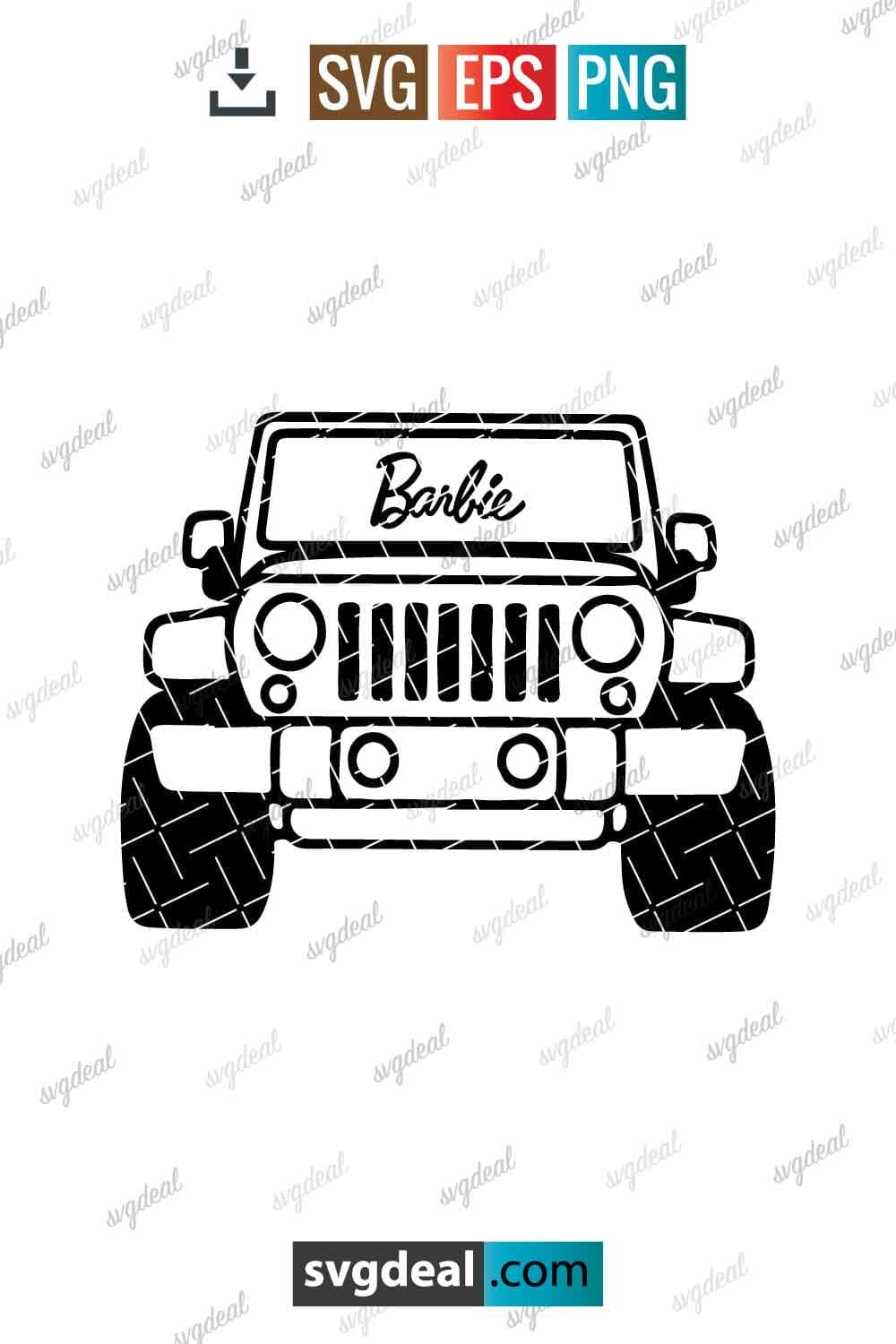 Free Barbie Jeep Svg Free - SVGDeal.com