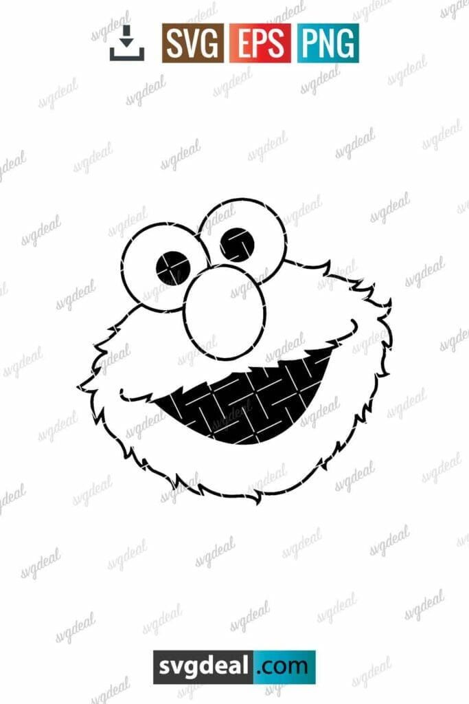 Free Elmo Svg - SVGDeal.com