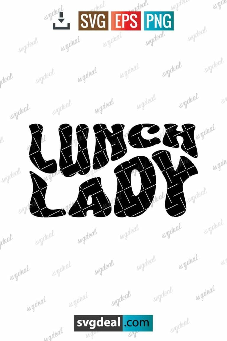 Free Lunch Lady Svg - SVGDeal.com