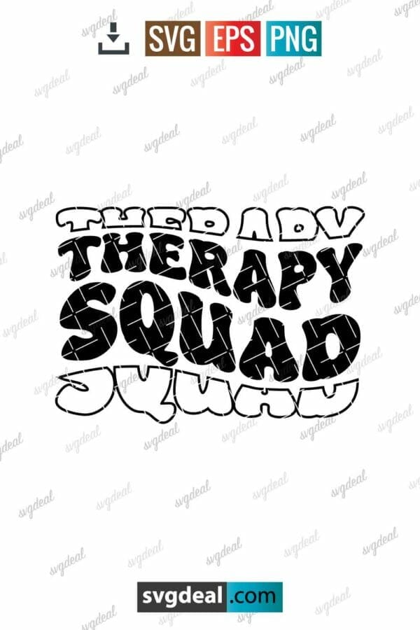 Therapy Squad Svg