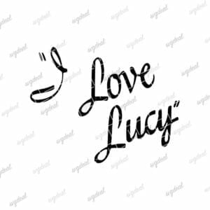 I Love Lucy Svg