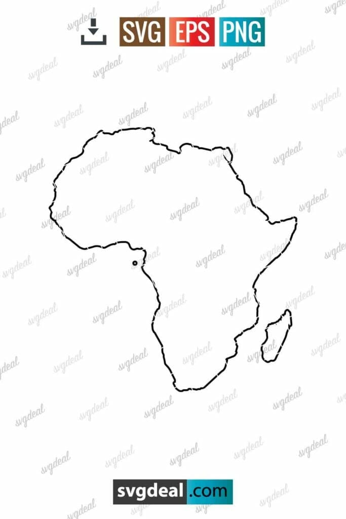 Free Africa Outline Svg Free SVGDeal Com   Prev 1191840 02 683x1024 