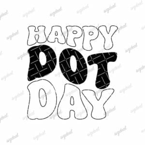 Happy Dot Day Svg