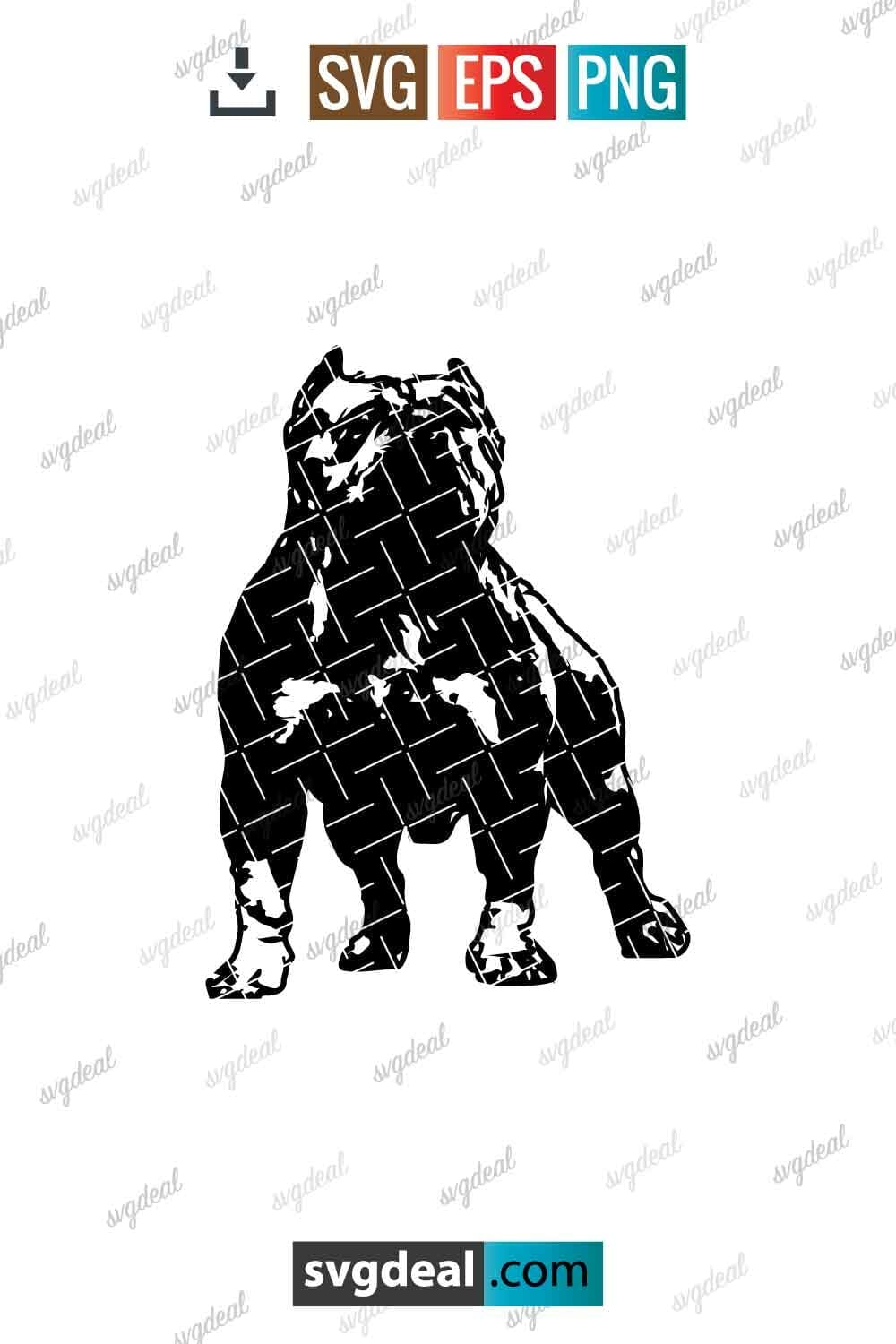 Free American Bully Svg - SVGDeal.com