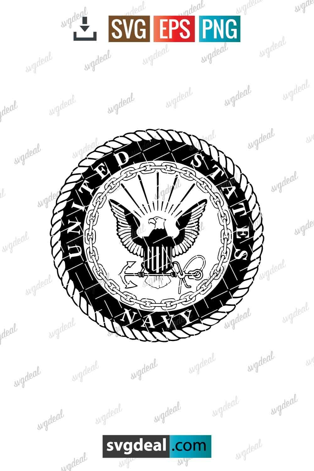 Free Us Navy Svg - SVGDeal.com