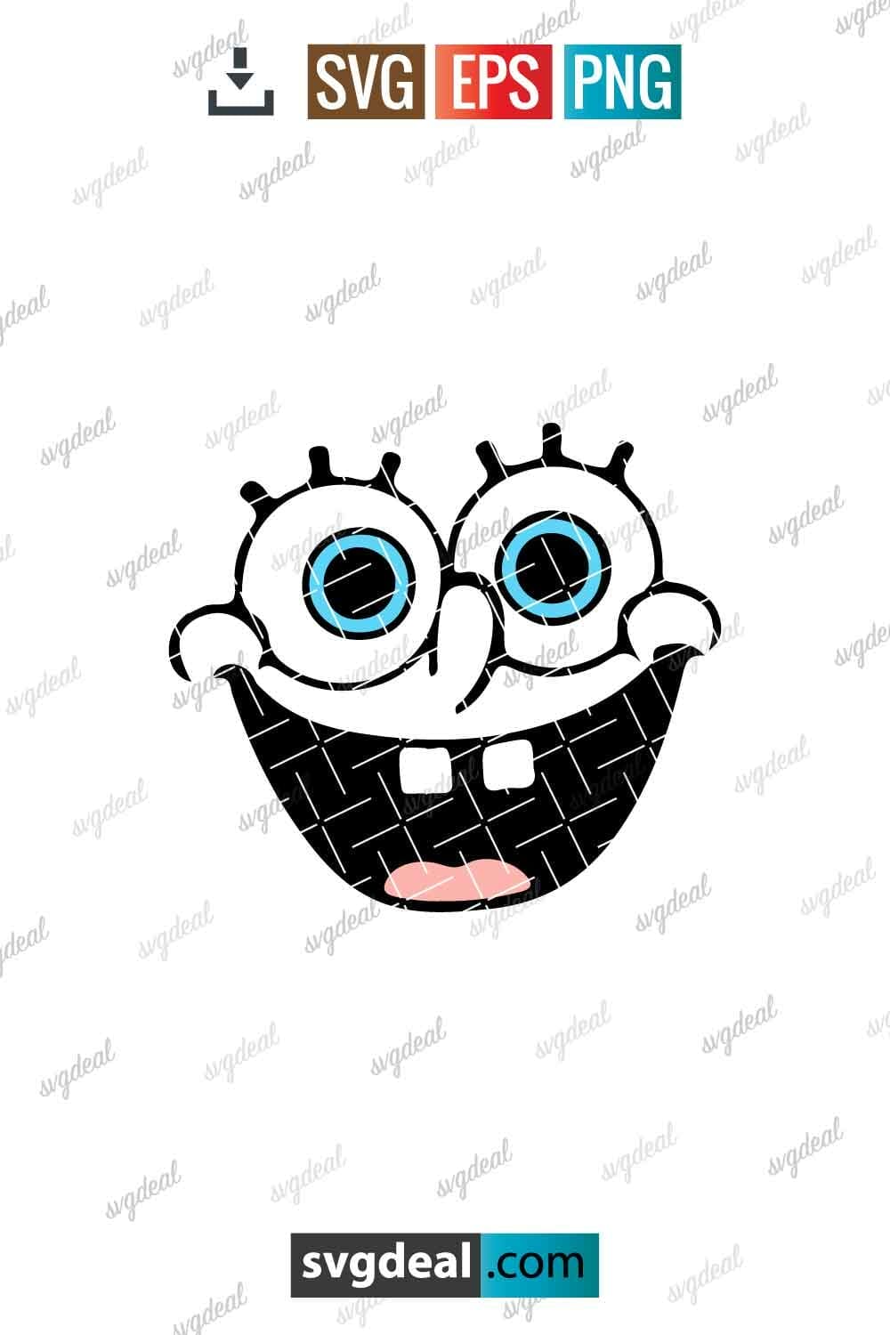 Free Spongebob Face Svg Svgdeal Com