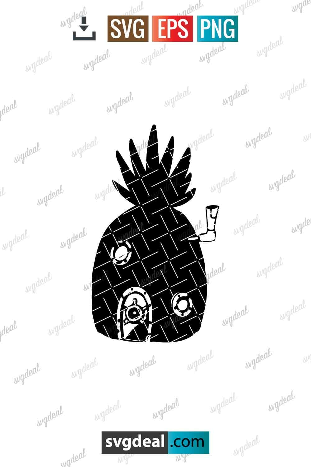 Free Spongebob House Svg - SVGDeal.com