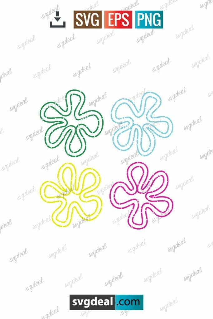 Free Spongebob Flowers Svg 3500