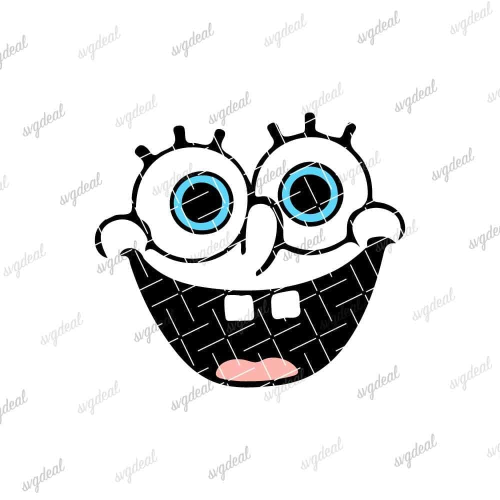 Spongebob Face Svg