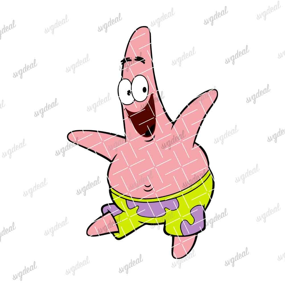 Patrick Star Svg