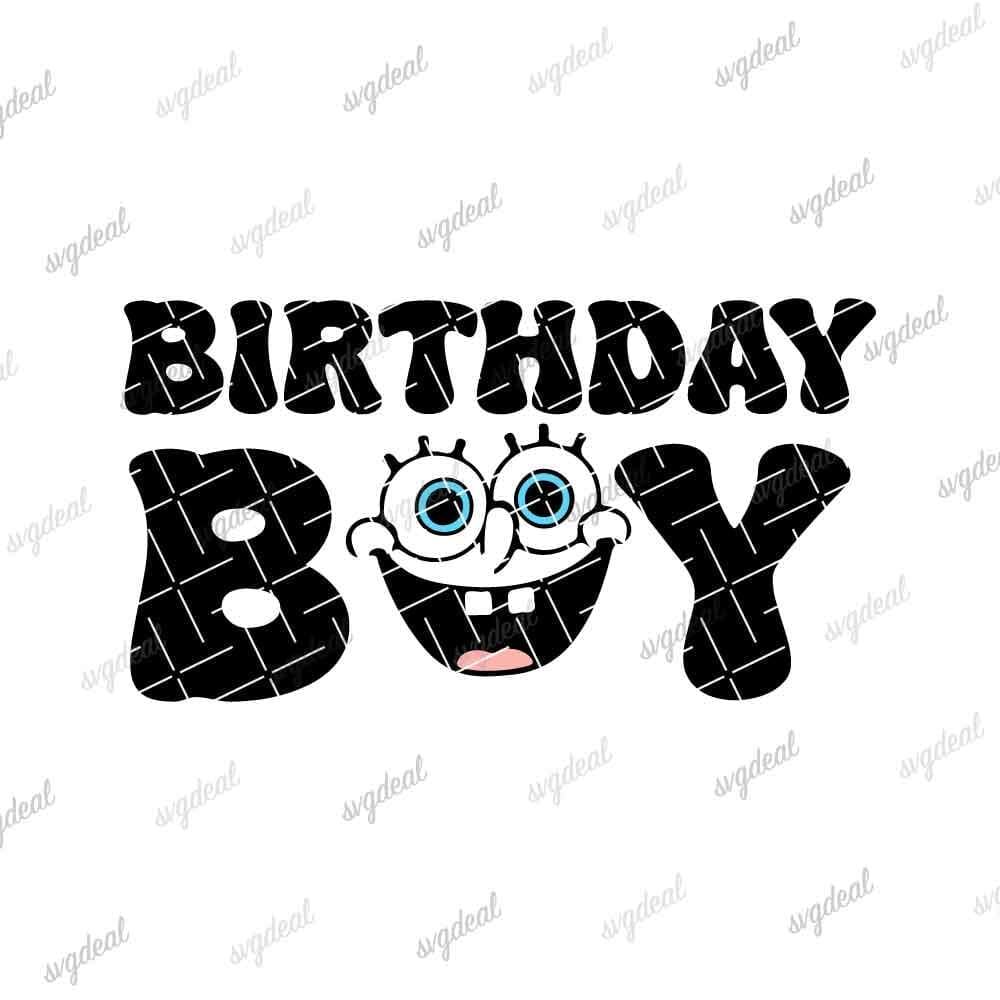 Spongebob Birthday Svg