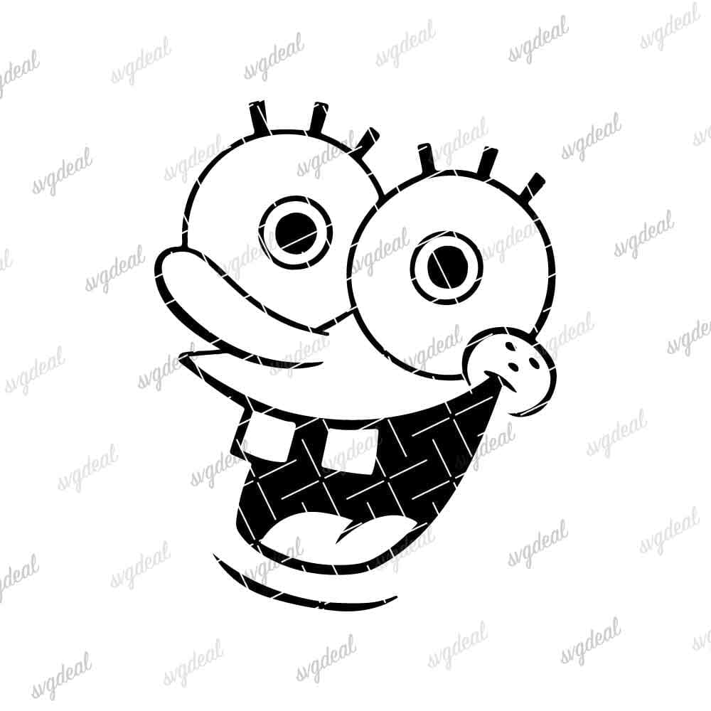 Spongebob Face Svg Free