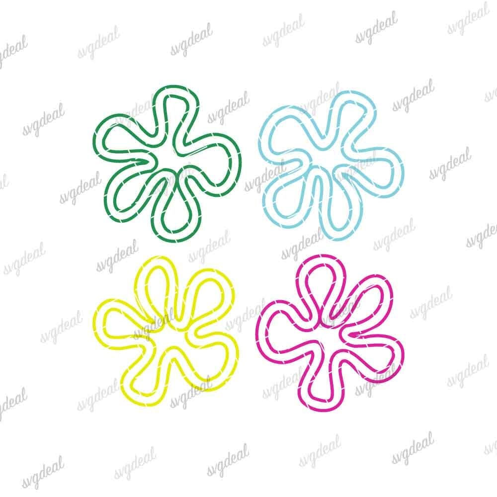 Spongebob Flowers Svg