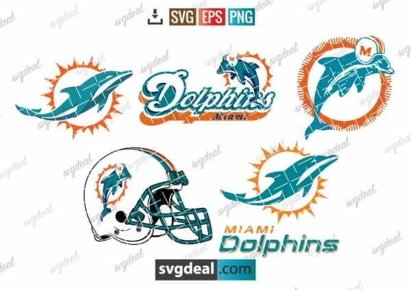 5 FREE Miami Dolphins SVG Files For Your Cutting Machine - Free SVG Files