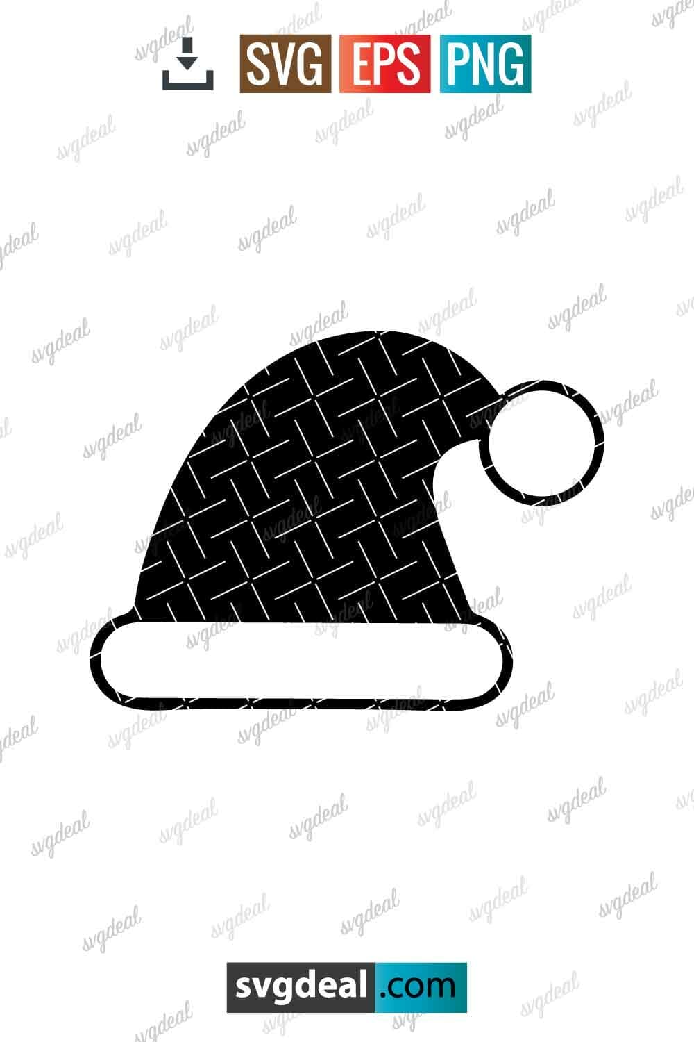 Free Santa Hat Svg - SVGDeal.com