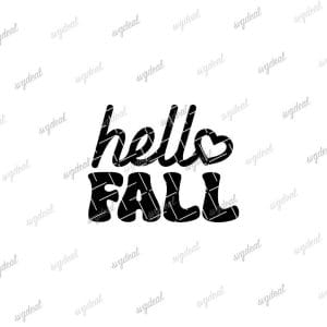 Hello Fall Svg