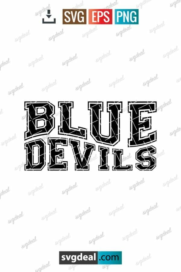 Blue Devils Svg