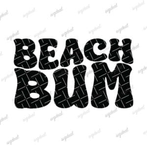 Beach Bum Svg