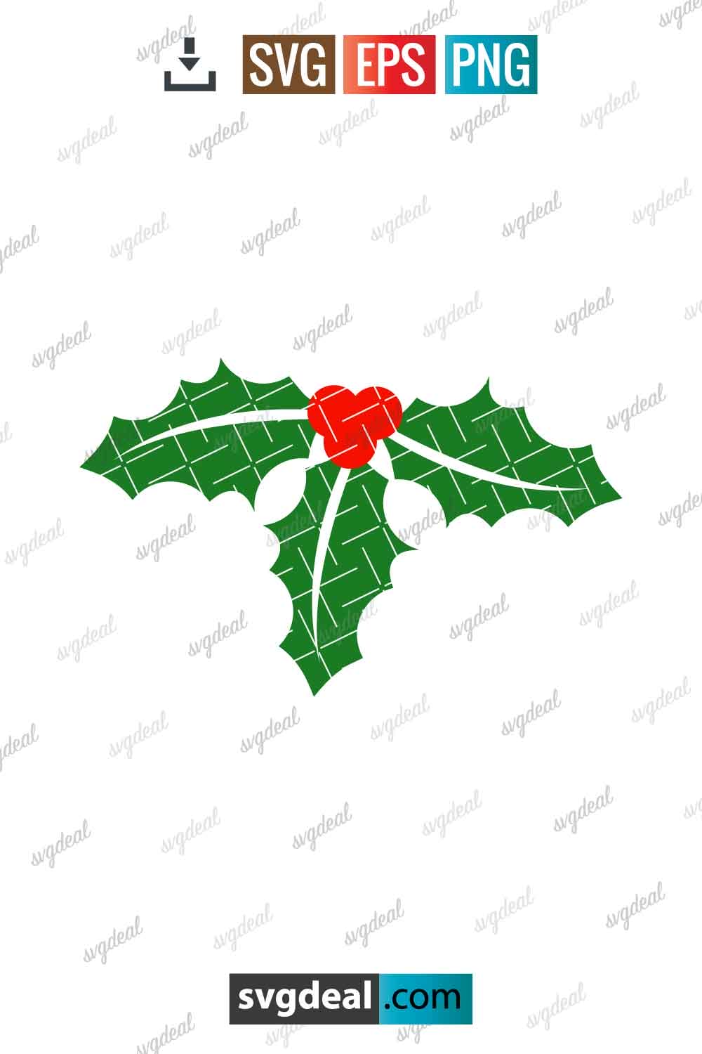 Free Holly Leaf Svg - SVGDeal.com