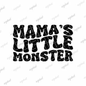 Mama's Little Monster Svg