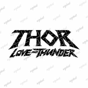 Love And Thunder Svg