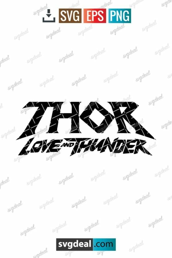 Love And Thunder Svg