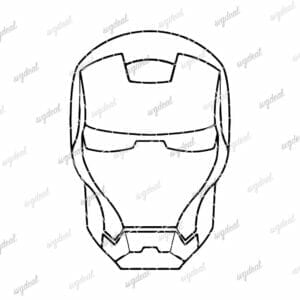 Iron Man Mask Svg