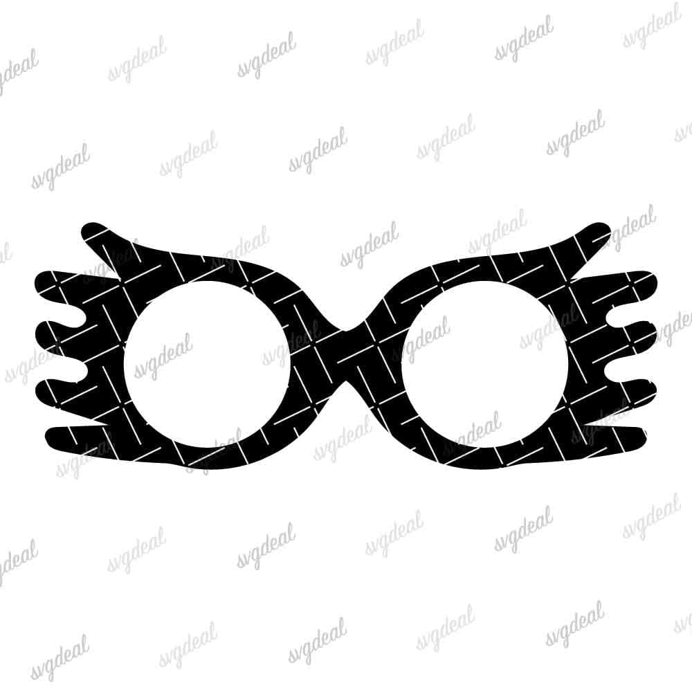 Luna Lovegood Glasses Svg