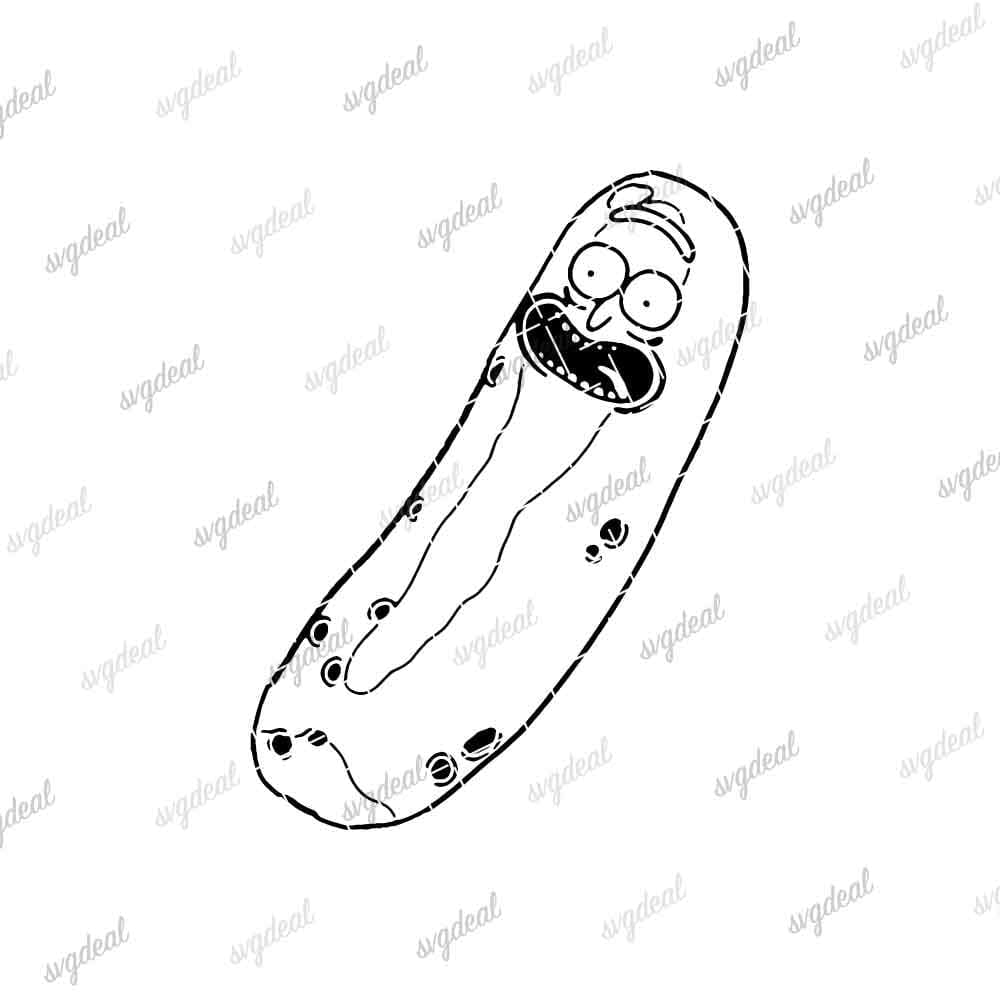 Pickle Rick Svg