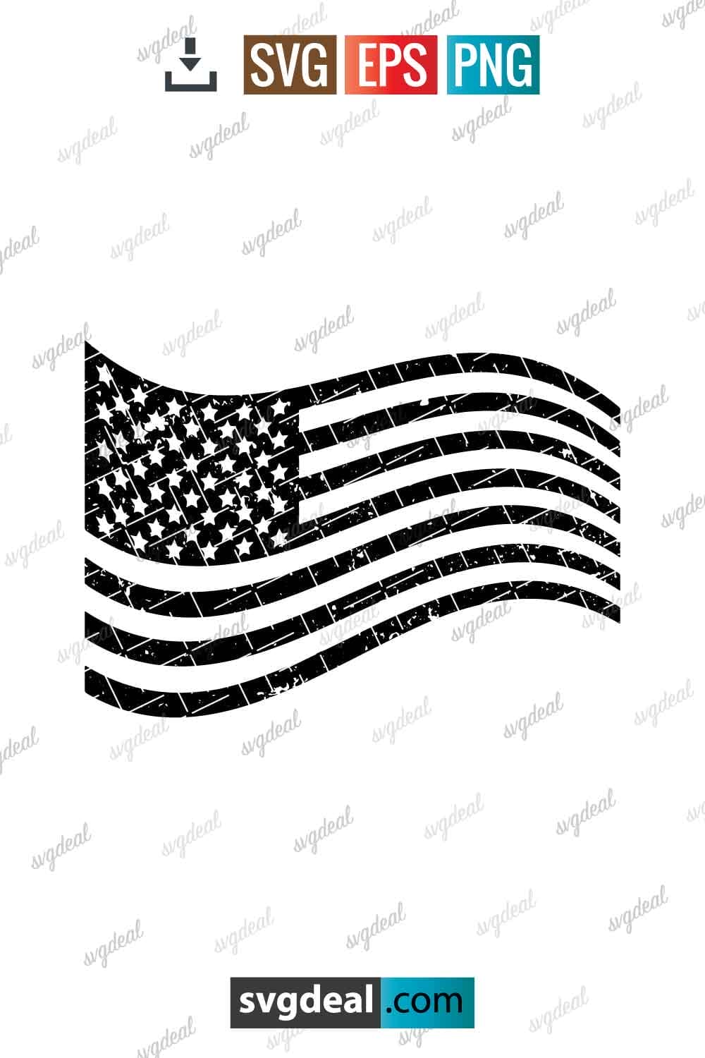 Free Distressed Flag Svg Free - SVGDeal.com