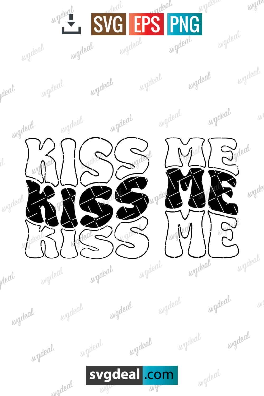 Free Kiss Me Svg - SVGDeal.com