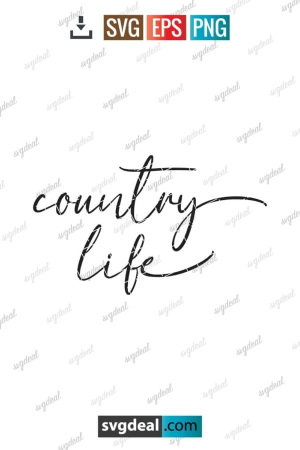 Country Life Svg