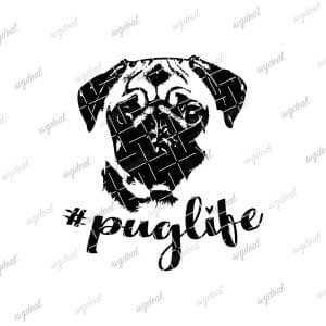 Pug Life Svg