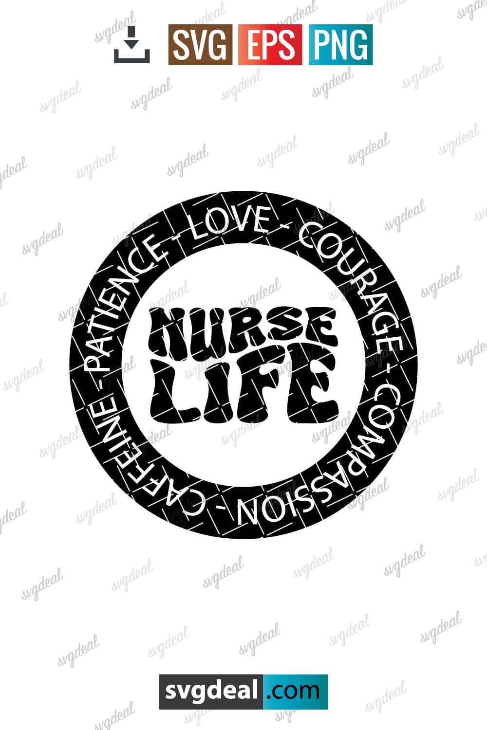 Free Nurse Life Svg - SVGDeal.com