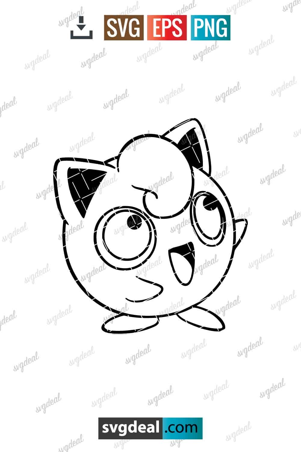 Free Jigglypuff Svg - SVGDeal.com