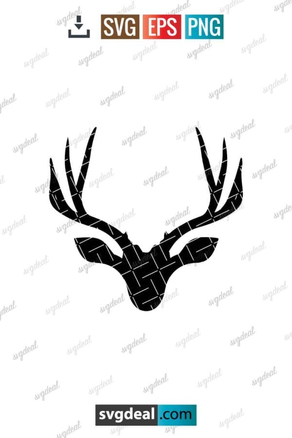 Deer Head Svg