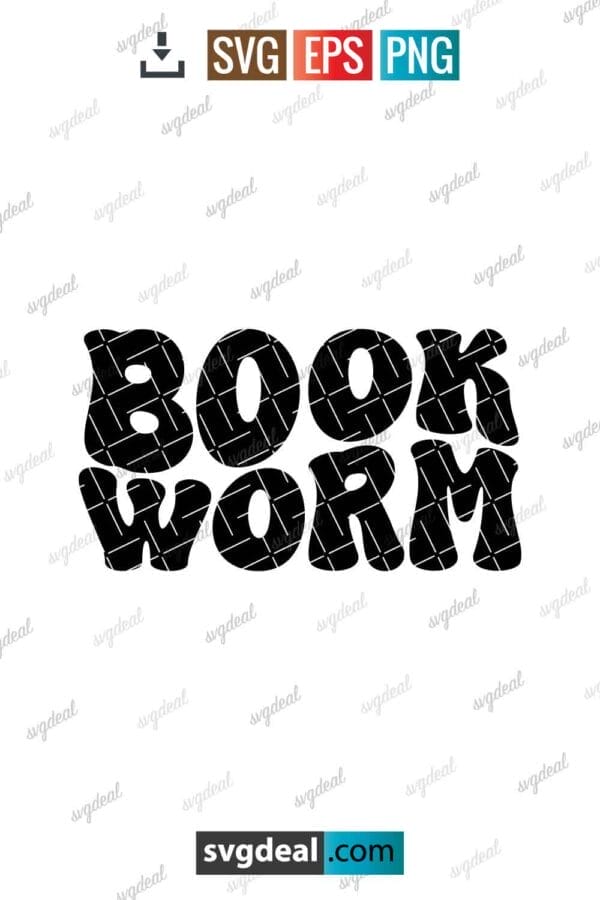 Book Worm Svg