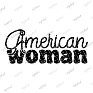 American Woman Svg