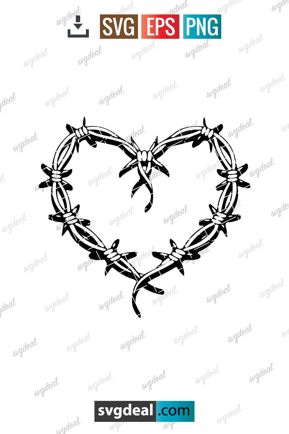 Free Bichota Heart Svg - SVGDeal.com