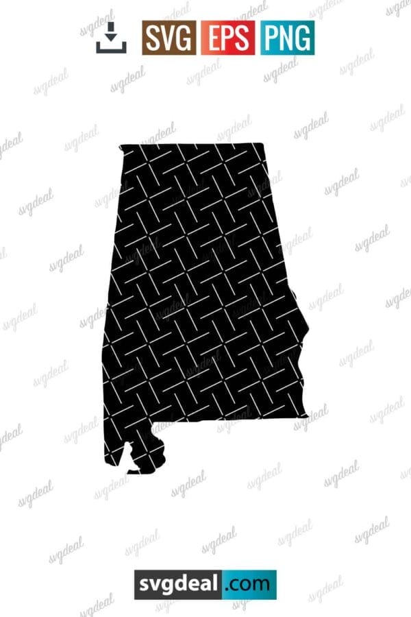 State Of Alabama Svg