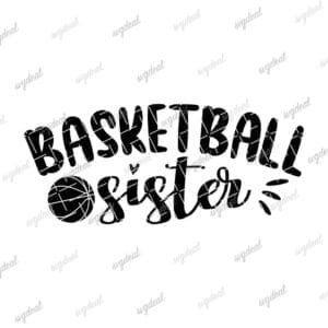 Basketball Sister Svg
