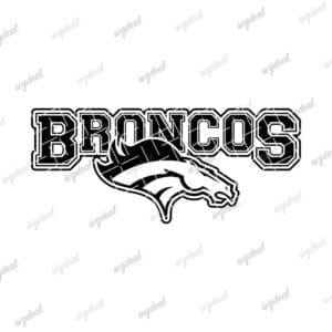 Broncos Svg
