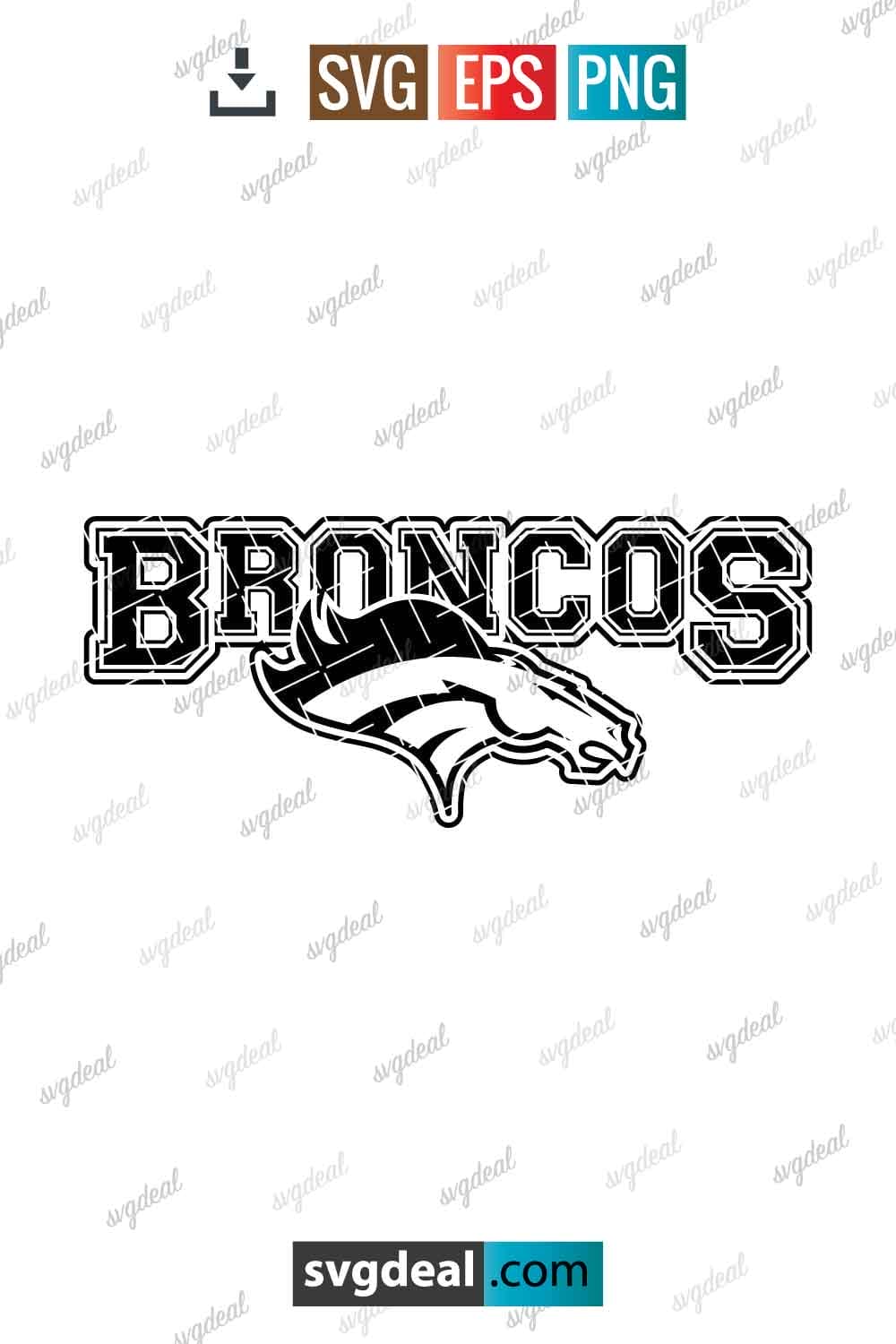 Free Broncos Svg - SVGDeal.com