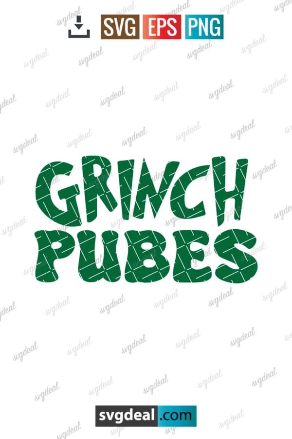 Grinch Pubes Svg