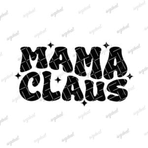 Mama Claus Svg