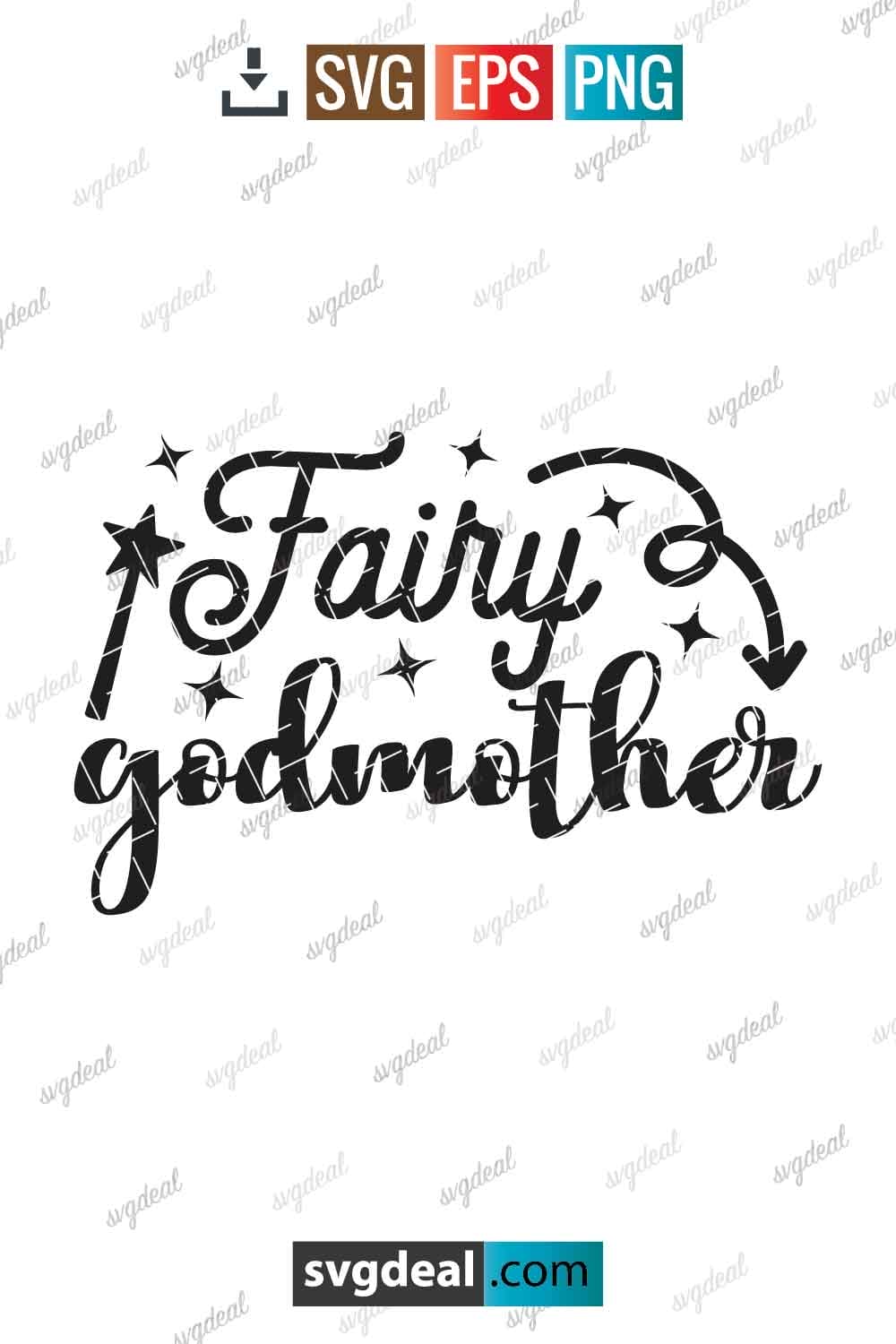 Free Fairy Godmother Svg - SVGDeal.com