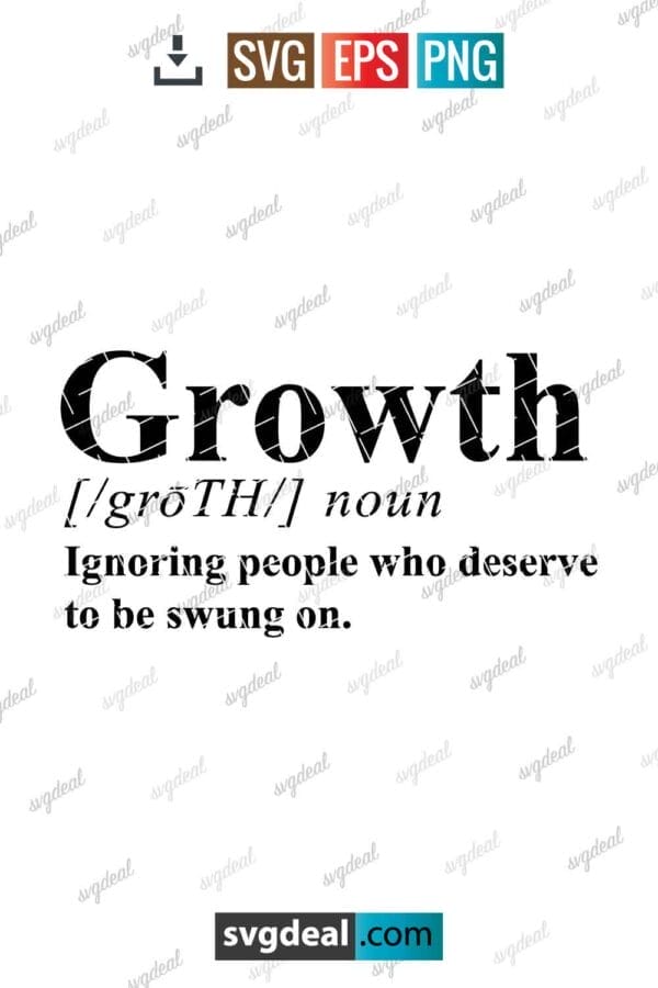 Growth Definition Svg