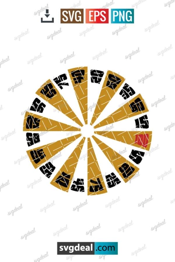 Wheel of Fortune Svg